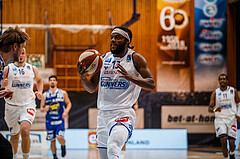 Basketball, bet-at-home Basketball Superliga 2020/21, Grunddurchgang 14. Runde, Oberwart Gunners, Gmunden Swans, Quincy Diggs (13)