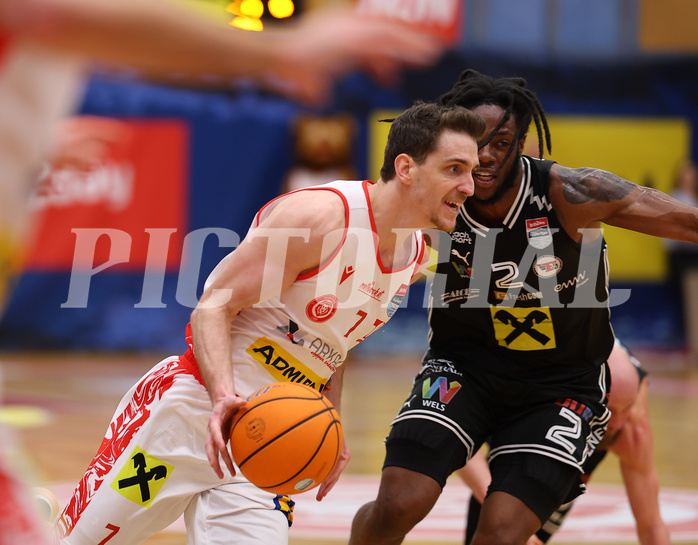 Basketball Superliaga 2024/25, Grunddurchgang 22.Runde Traiskirchen Lions vs. Flyers Wels