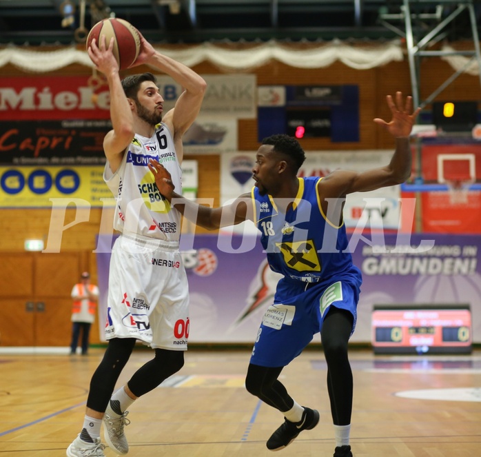 Basketball ABL 2017/18, Grunddurchgang 24.Runde Gmunden Swans vs. UBSC Graz


