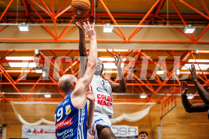 Basketball, win2day Basketball Superliga 2024/25, Playoffs Finale 2. Spiel
, BBC Nord Dragonz, Oberwart Gunners, Austen Awosika (10)