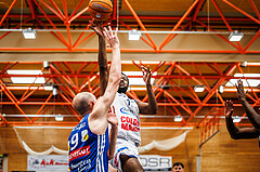 Basketball, win2day Basketball Superliga 2024/25, Playoffs Finale 2. Spiel
, BBC Nord Dragonz, Oberwart Gunners, Austen Awosika (10)