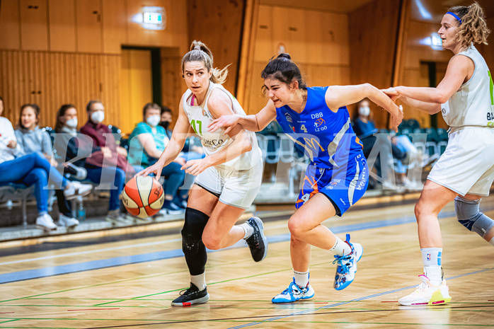 Basketball Basketball Damen Superliga 2021/22, Grunddurchgang 13.Runde Basket Flames vs. DBB LZ Oberösterreich
