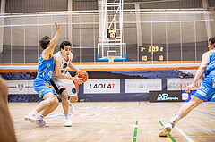 Basketball, Win2Day Superliga 2022/23, Grunddurchgang 22.Runde, Vienna Timberwolves, SKN St. Pölten Basketball, Paul Rotter (66)