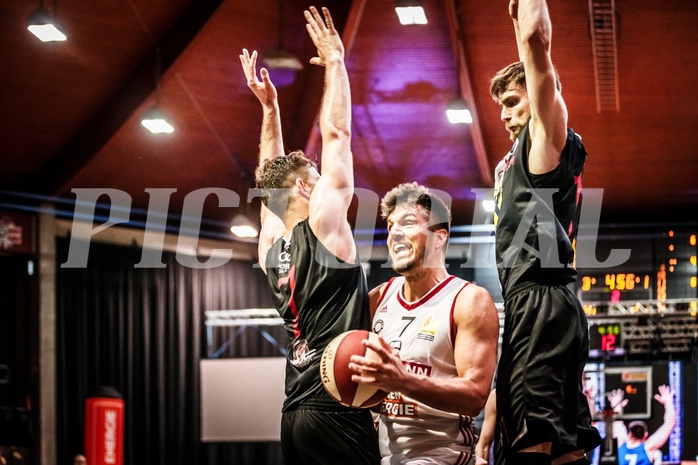 Basketball, ABL 2017/18, Playoff VF Spiel 2, BC Vienna, WBC Wels, Stjepan Stazic (7)