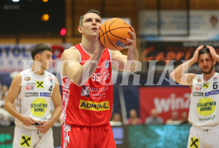 Basketball Superliga 2024/25, Grunddurchgang 17.Runde Gmunden Swans vs. Traiskirchen Lions


