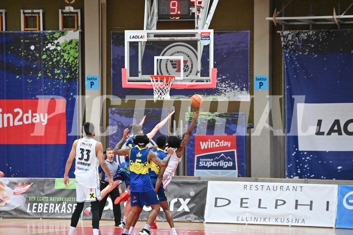 Basketball, Superliga 2024/25, 9. Plazierungsrunde, Flyers Wels vs. UBSC Graz,