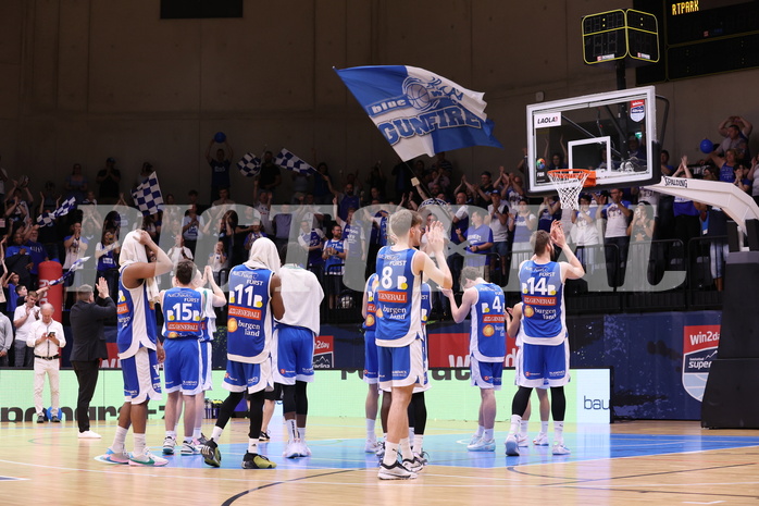 18.05.2024, Graz, Raiffeisen Sportpark, Basketball Superliga 2023/24, Playoffs, Finale, Spiel 1, UBSC Raiffeisen Graz - Unger Steel Gunners Oberwart