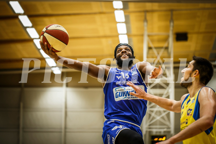 Basketball, bet-at-home Basketball Superliga 2019/20, Grunddurchgang 15.Runde, SKN St. Pölten Basketball, Oberwart Gunners, Quincy Diggs (13)