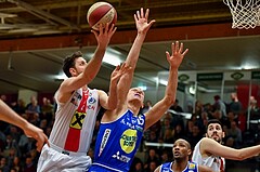 Basketball ABL 2017/18, Grunddurchgang 23.Runde Flyers Wels vs. Gmunden Swans