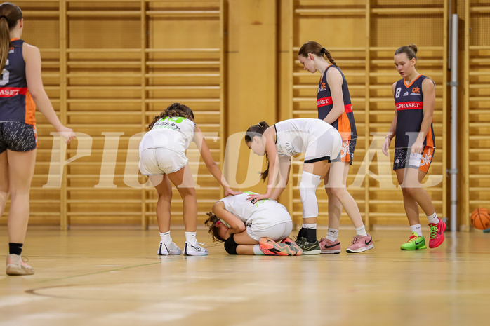 20.10.2024 Österreichischer Basketballverband 2024/25, SLWU16, Basket Flames UNION vs. Basket Duchess

