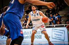 Basketball, bet-at-home Basketball Superliga 2021/22, Grunddurchgang Runde 14, Oberwart Gunners, Vienna D.C. Timberwolves, Ioannis Chatzinikolas (11)