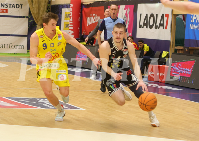 Basketball Superliga 2023/24, 2.Plazierungsrunde SKN St. Pölten vs. Flyers Wels


