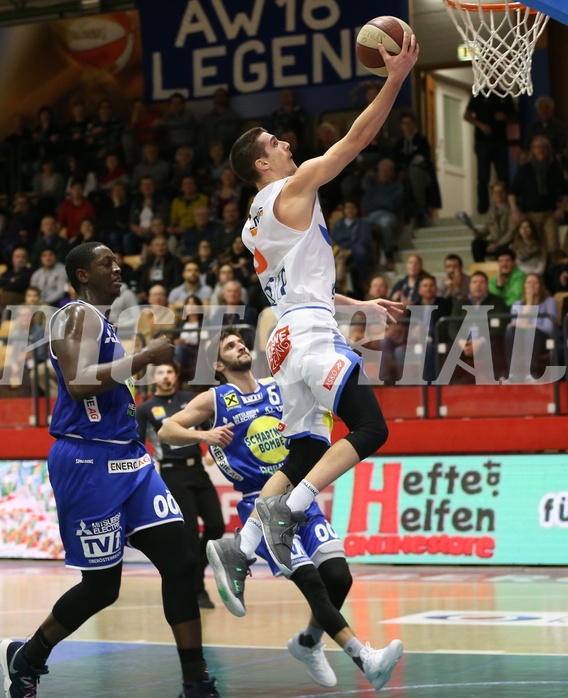 Basketball ABL 2018/19, Grunddurchgang 21.Runde Kapfenberg Bulls vs. Gmunden Swans


