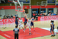 Basketball, Superliga 2023/24, Grunddurchgang 12. Runde, Flyers Wels vs. BBC Nord Dragonz,
