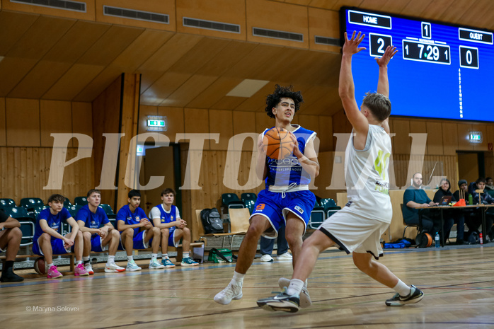 12.01.2025 Österreichischer Basketballverband 2024/25, SLMU19, Basket Flames WAT vs. BBU Salzburg