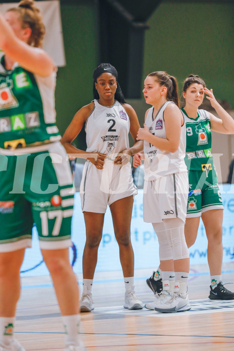 Basketball Austria Damen Cup 2020/21, Cup Semifinale D.C. Timberwolves vs. UBI Graz
