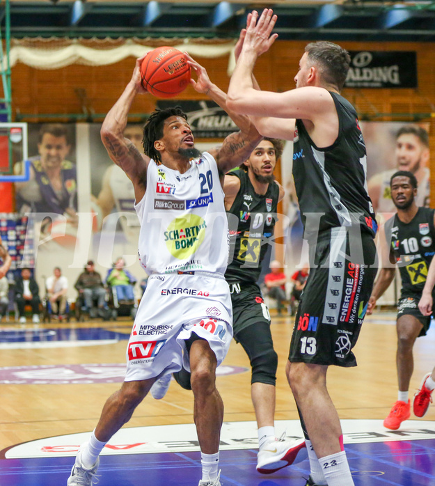 Basketball Superliga 2022/23, Playoff, Semifinale Spiel 1 Gmunden Swans vs. Flyers Wels


