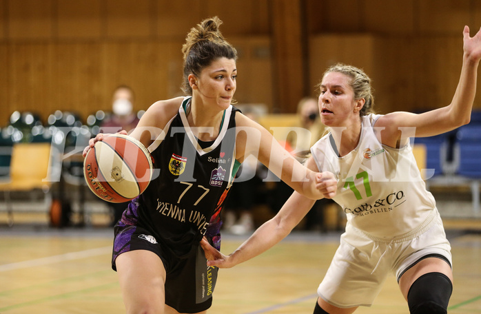Basketball Damen Superliga 2021/22, Grunddurchgang 8.Runde Basket Flames vs. Vienna United


