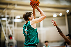 Basketball, Basketball Zweite Liga 2024/25, Grunddurchgang 14.Runde, Vienna Timberwolves, KOS Celovec, Samuel Seher (4)