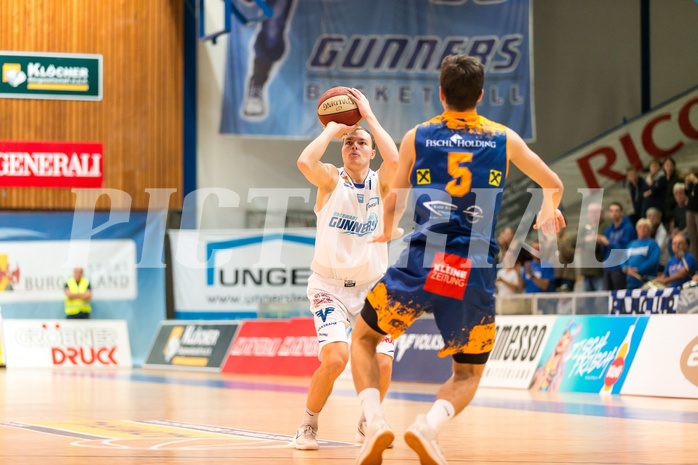 Basketball, ABL 2017/18, Grunddurchgang 7.Runde, Oberwart Gunners, Fürstenfeld Panthers, Sebastian Käferle (7)