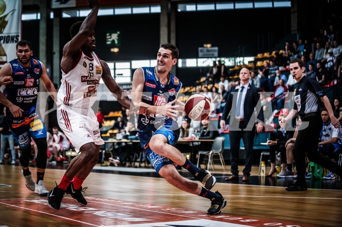 Basketball, ABL 2017/18, Playoff HF Spiel 3, BC Vienna, Kapfenberg Bulls, Bogic Vujosevic (5)