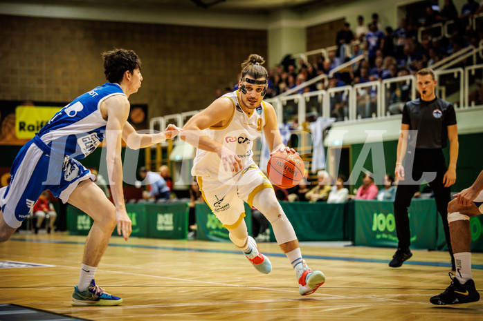 Basketball, win2day Basketball Superliga 2022/23, Grunddurchgang 1.Runde, Fürstenfeld Panthers, Oberwart Gunners, Adnan Hajder (9)