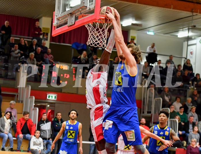 Basketball ABL 2018/19 Grunddurchgang 14. Runde Flyers Wels vs UBSC Graz