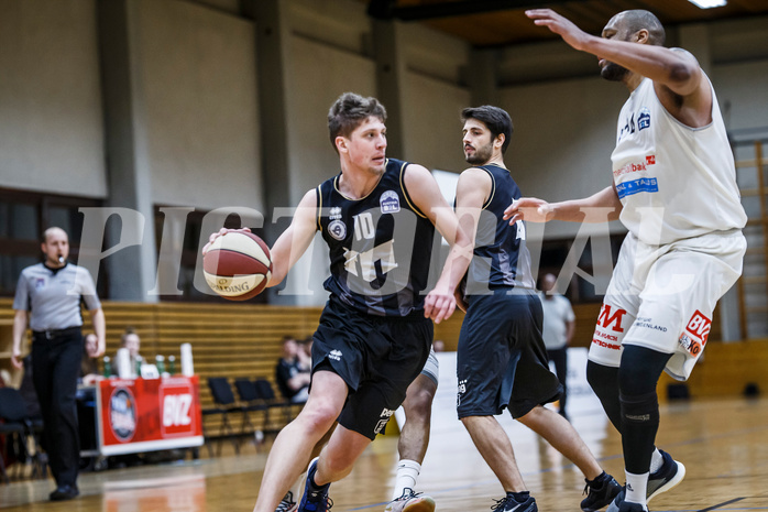 Basketball, Basketball Zweite Liga, Grunddurchgang 22.Runde, Mattersburg Rocks, Wörthersee Piraten, Tevz Ruzic (10)