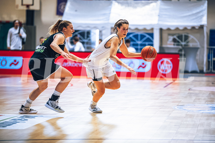 Basketball Basketball Damen Superliga 2021/22, Grunddurchgang 4.Runde Vienna D.C. Timberwolves vs. Basket Flames