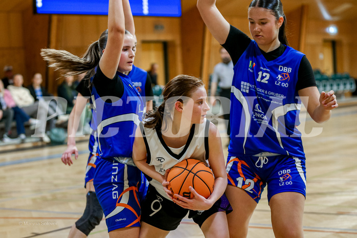 05.04.2025 Österreichischer Basketballverband 2024/25, SLWU16 Vienna United vs. DBB  Basketgirls Wels