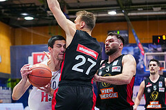 Basketball Superliga 2021/22, Grundduchgang 16.Runde , Kapfenberg Bulls vs. BC Vienna