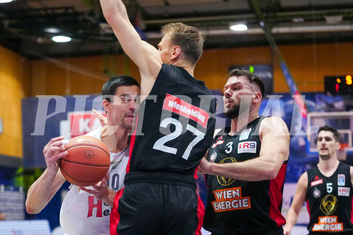 Basketball Superliga 2021/22, Grundduchgang 16.Runde , Kapfenberg Bulls vs. BC Vienna