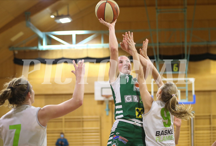 Basketball Damen Superliga 2020/21, CUP Viertelfinale Basket Flames vs. UBI Graz


