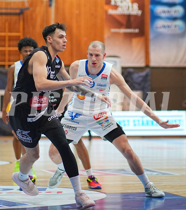 Basketball Superliga 2024/25, Playoffs, Viertelfinale Spiel 1 Oberwart Gunners vs. Kapfenberg Bulls



