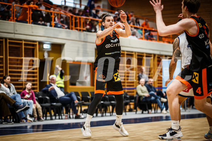 Basketball, win2day Basketball Superliga 2022/23, 10. Qualifikationsrunde, BBC Nord Dragonz, Fürstenfeld Panthers, Adnan Hajder (9) Basketball, win2day Basketball Superliga 2022/23, 10. Qualifikationsrunde, BBC Nord Dragonz, Fürstenfeld Panthers, Adnan Hajder (9)