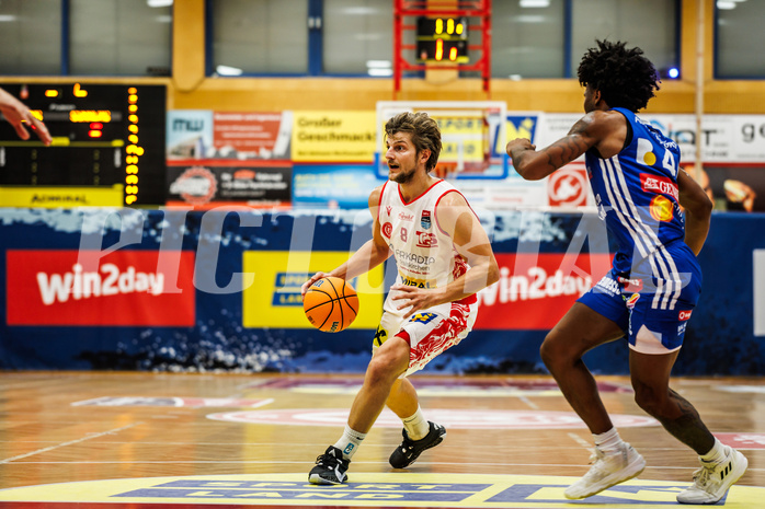 Basketball, win2day Basketball Superliga 2024/25, Grunddurchgang 6.Runde, Traiskirchen Lions, Oberwart Gunners, Moritz Lanegger-Rest (8)