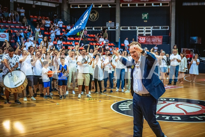 Basketball, Win2Day Superliga 2022/23, Playoff, Finale Spiel 4, BC Vienna, Gmunden Swans, 