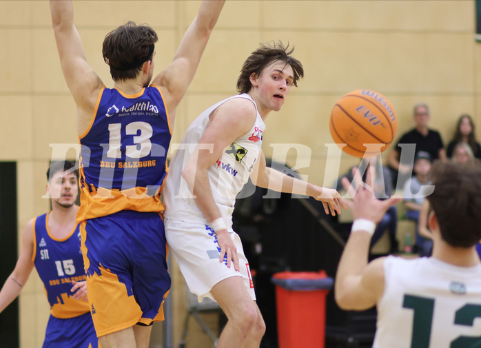 Basketball Zweite Liga 2024/25, Grunddurchgang 14.Runde Dornbirn Lions vs. BBU Salzburg