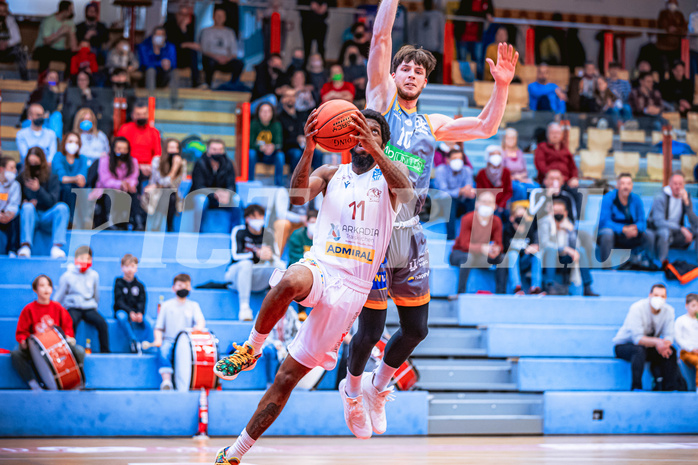 Basketball Basketball Superliga 2021/22, 4. Qualifikationsrunde Traiskirchen Lions vs. Klosterneuburg Dukes