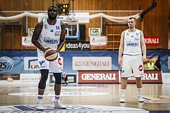 Basketball, ABL 2018/19, Playoff HF Spiel 2, Oberwart Gunners, Gmunden Swans, Christopher Tawiah (14)