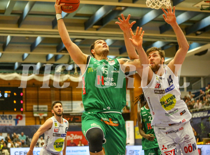 Basketball Superliga 2022/23, Playoff, Viertelfinale Spiel 3 Gmunden Swans vs. Kapfenberg Bulls


