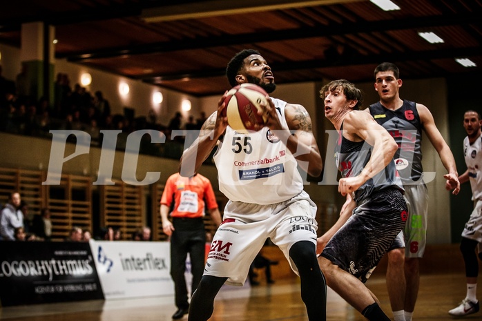 Basketball, 2.Bundesliga, Playoff VF Spiel 2, Mattersburg Rocks, Villach Raiders, Arnold FRIPP (55)