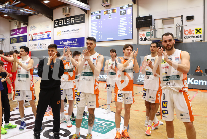 Basketball Superliga 2024/25, 6.Plazierungsrunde Klosterneuburg Dukes vs. TRaiskirchen Lions


