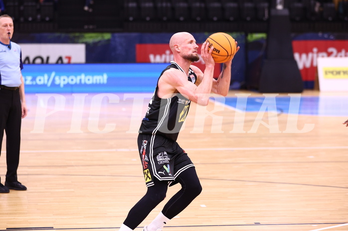 23.04.2024, Graz, Raiffeisen Sportpark Graz, Basketball Superliga 2023/24, Playoffs, Viertelfinale, Spiel 2, UBSC Raiffeisen Graz - Raiffeisen Flyers Wels 