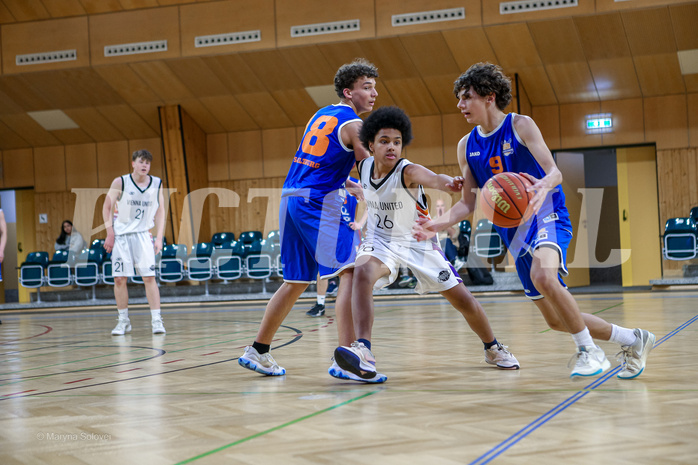 06.04.2025 Österreichischer Basketballverband 2024/25, SLMU16, Post SV Wien vs. BBU Salzburg