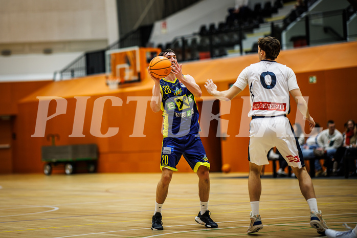 Basketball, Basketball Zweite Liga 2024/25, Grunddurchgang 17.Runde, Vienna Timberwolves, Future Team Steiermark, Benedict von Houwald (20)