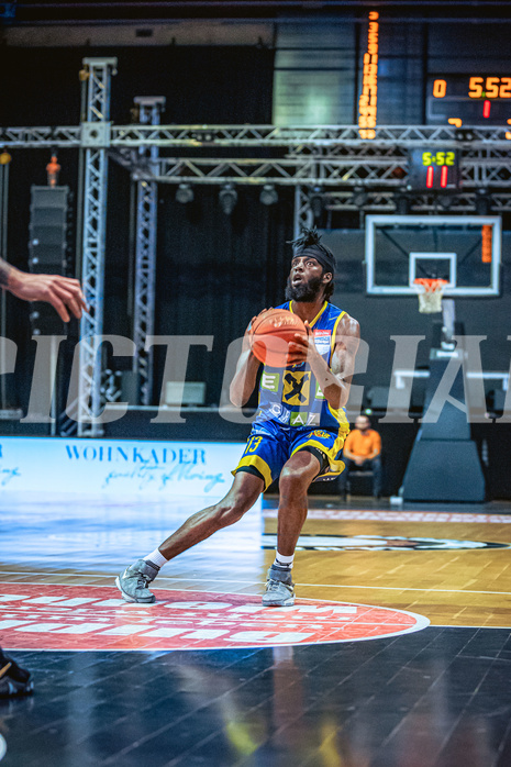 Basketball, Win2Day Superliga 2022/23, Grunddurchgang 16.Runde, BC GGMT Vienna, UBSC Raiffeisen Graz, Issac James Vann Jr (13)