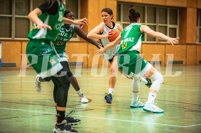 Basketball, Win2Day Basketball Damen Superliga 2022/23, Grunddurchgang 7.Runde, Vienna United, UBI Holding Graz, Oryna Bolotnikova (26)