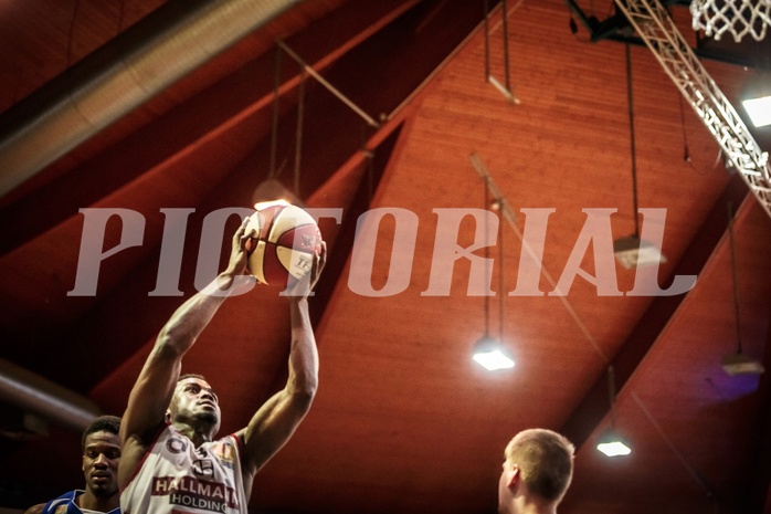 Basketball, ABL 2017/18, Grunddurchgang 36.Runde, BC Vienna, Oberwart Gunners, Reger Dowell (8)