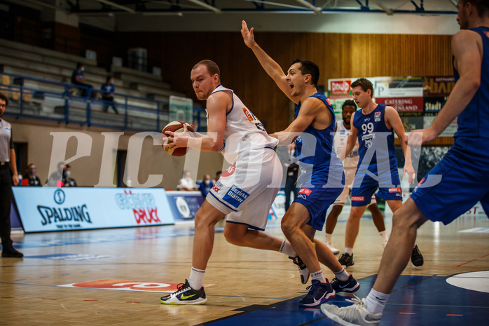 Basketball, bet-at-home Basketball Superliga 2020/21, Grunddurchgang 11. Runde, Oberwart Gunners, Vienna DC Timberwolves, Sebastian Käferle (7)
